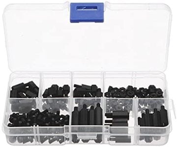 180pcs M3 Nylon MF Entretoises Hexagonales Assortiment D'écrous À Vis