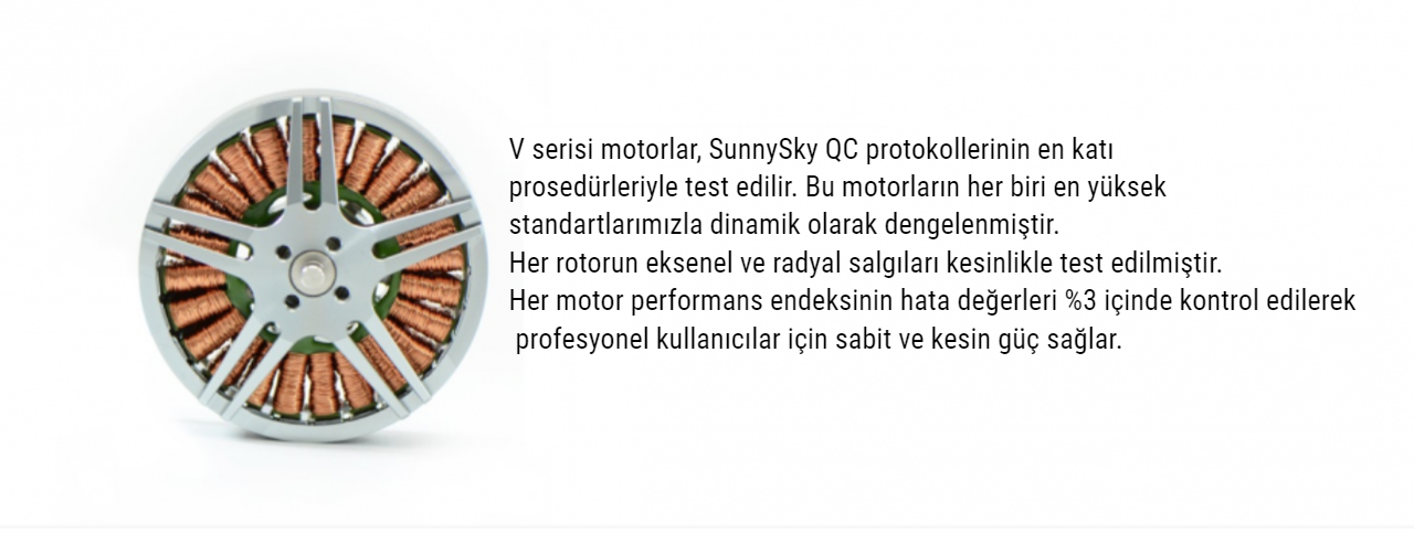 Moteur de drone Sunnysky V5210 300 Kv