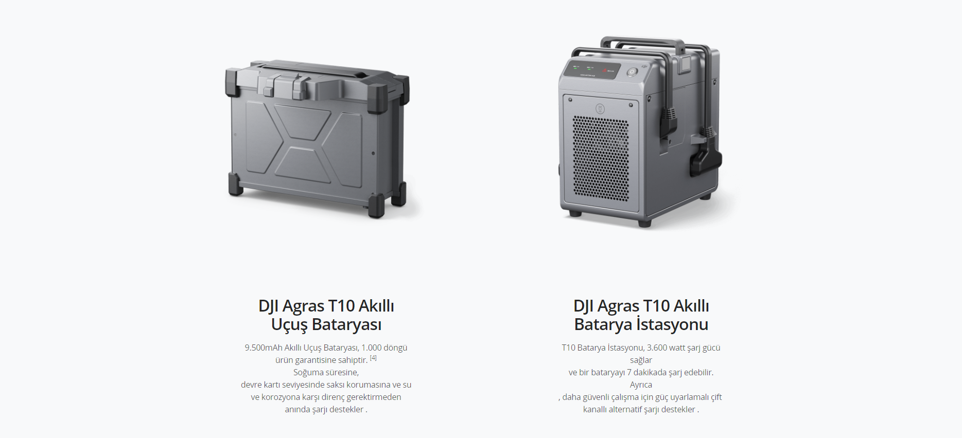 dji-agras-t10-pulvérisation-agricole-charge-batterie