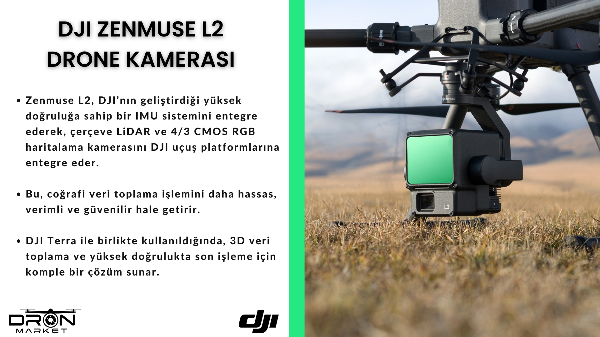 DJI Zenmuse L2 Drone KAmerası