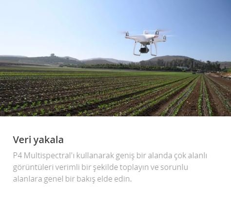 DJI Phantom 4 Multispektral Drone Seti, Bitki ve Toprak Analizi, en uygun fiyat ve taksit ile Dronmarket.com'da 