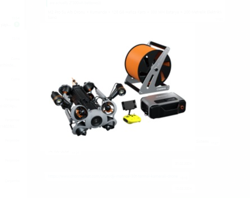 CHASING M2 PRO MAX Su Altı Dronu Professional Set
