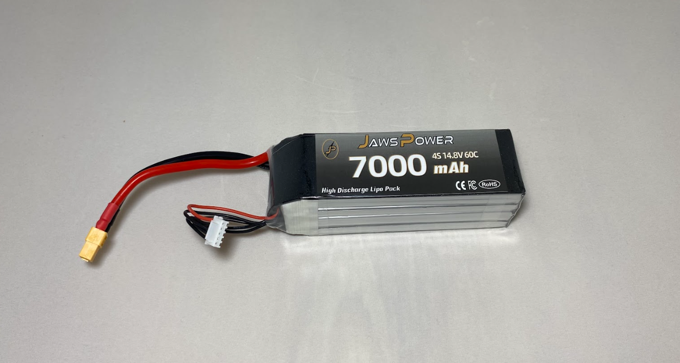 JawsPower 7000 mAh 4S (60C)LiPo Drone Bataryası