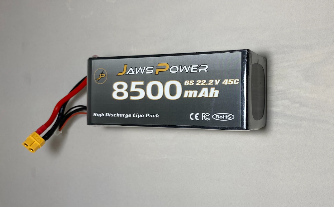JawsPower 8500 mAh 6S (45C)LiPo Drone Bataryası