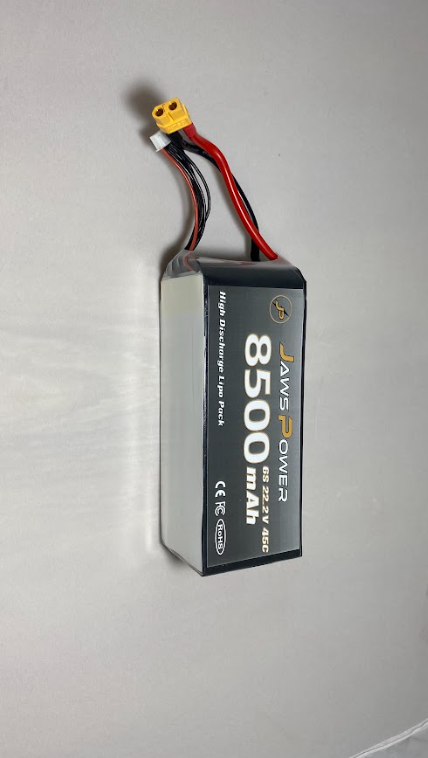 JawsPower 8500 mAh 6S (45C)LiPo Drone Bataryası