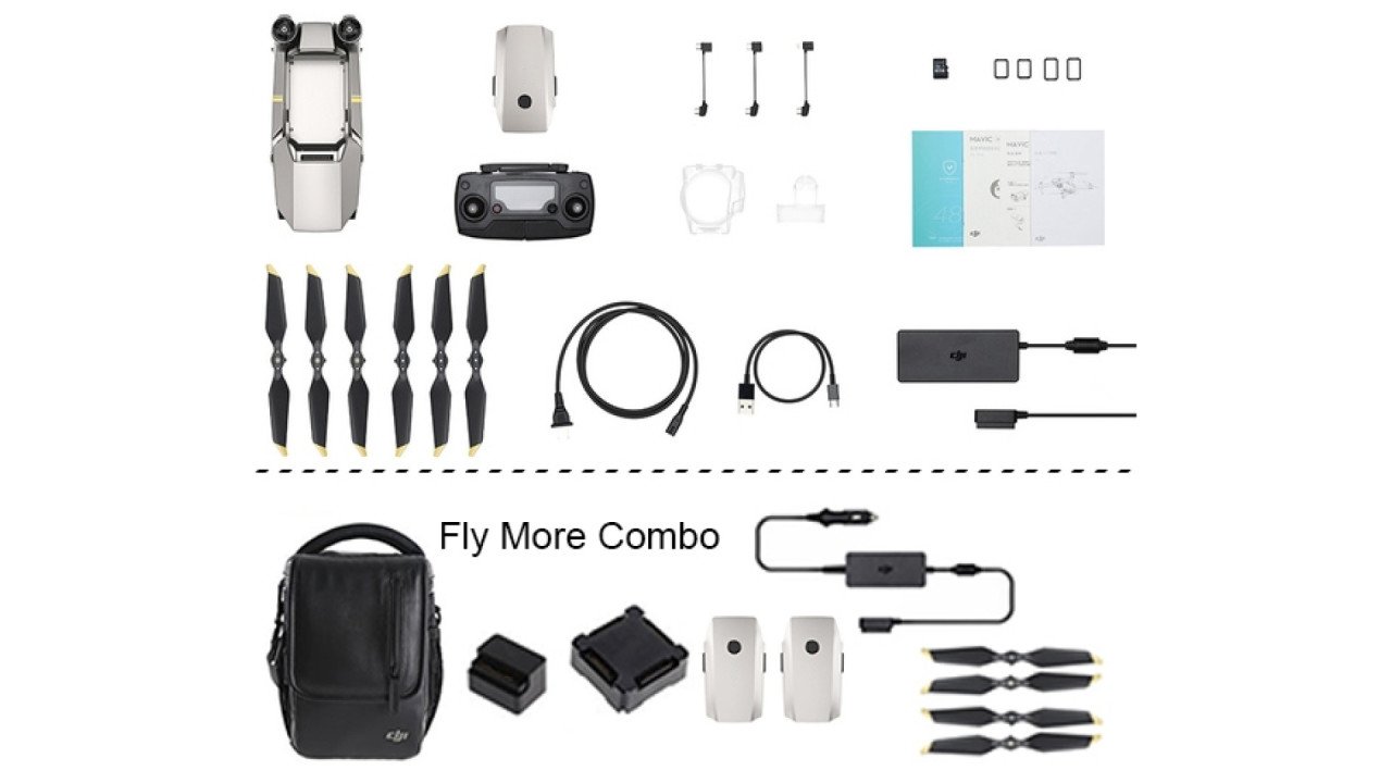 DJI Mavic Pro Platinum Fly More Combo Drone
