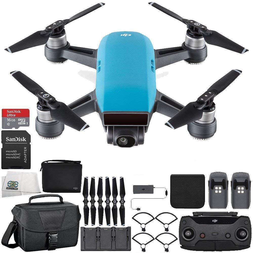 DJI Spark Fly More Combo + 16 Gb Sandisk Ultra Micro Sd Kart