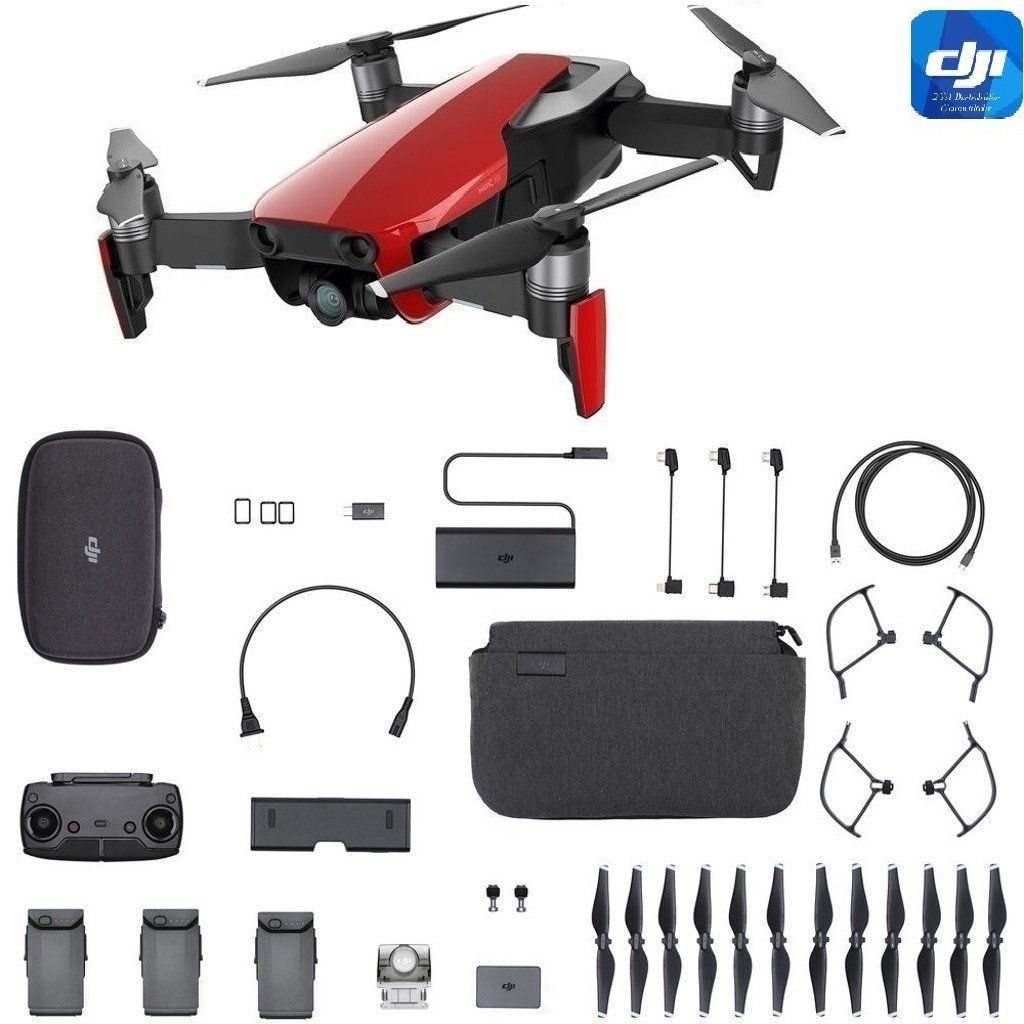 DJI Mavic Air Fly More Combo (Red) (DJI Official Distributor Guaranteed)