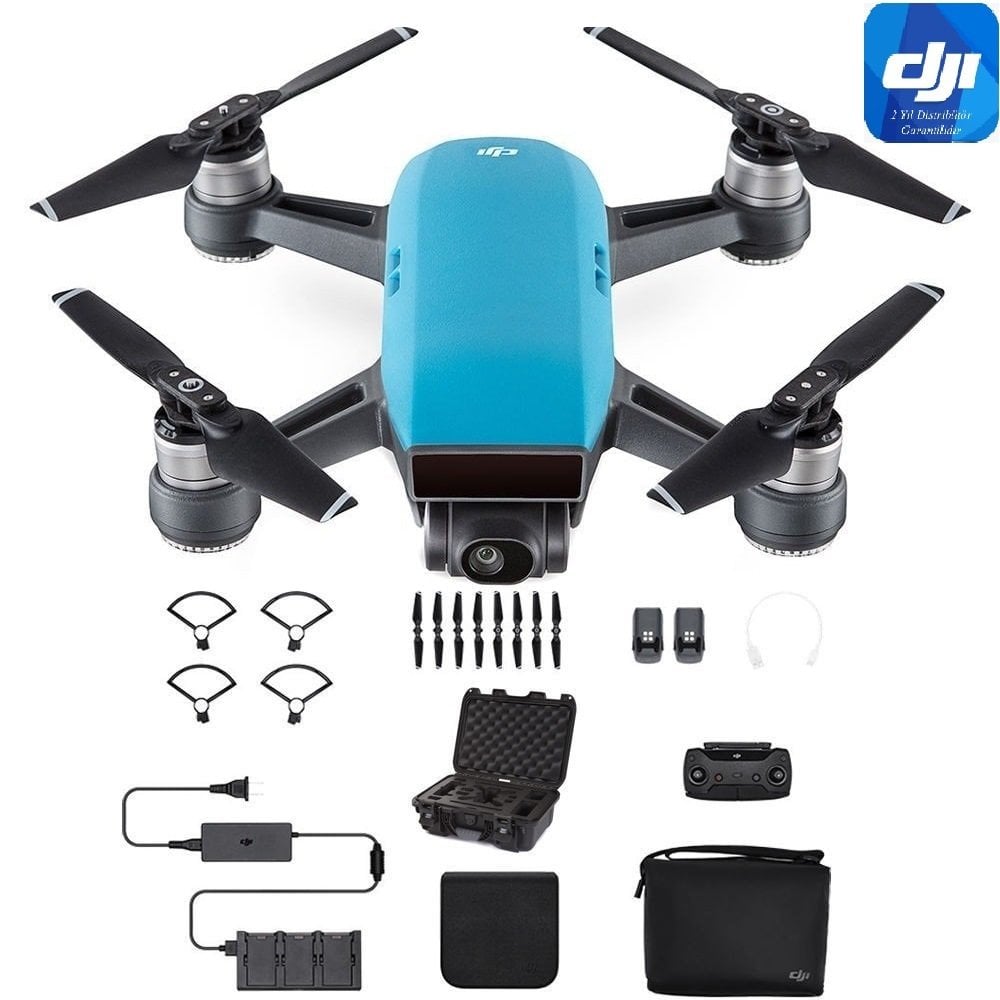 DJI Spark (Mavi) Fly More Combo (DJI Resmi Distribütör Garantilidir)