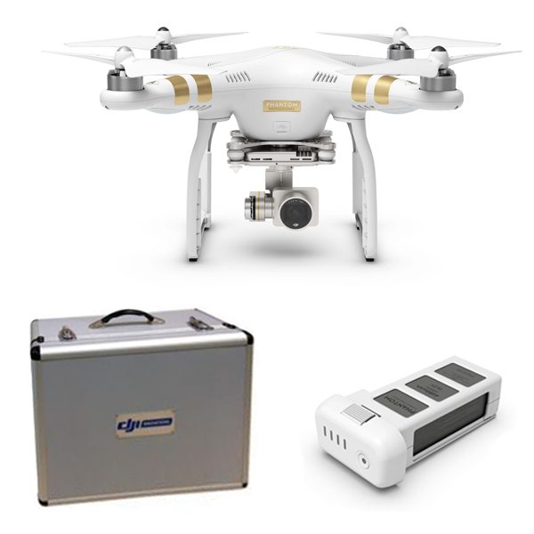 DJI Phantom 3 Professional + Spare Battery + Special Carrying Case