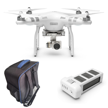 DJI Phantom 3 Advanced + Yedek Batarya + Taşıma Çantası