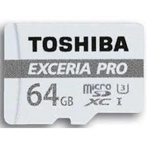 Toshiba 64GB microSDXC UHS-I Card V30, Class10, A1, RS95, WS80