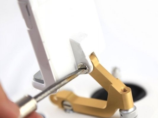 DJI Phantom 3 Metal Mobil Cihaz Tutucu (Gümüş)