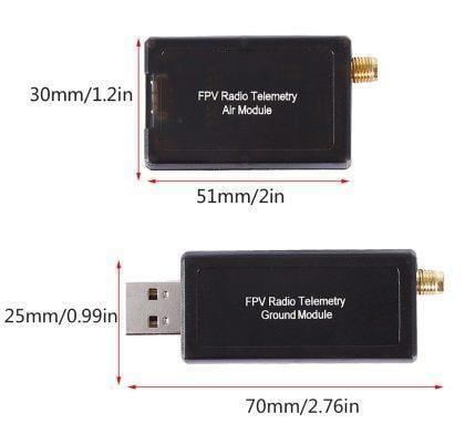3DR Radyo Telemetrisi 433MHz 500mW - PIXHAWK ve APM Uyumlu