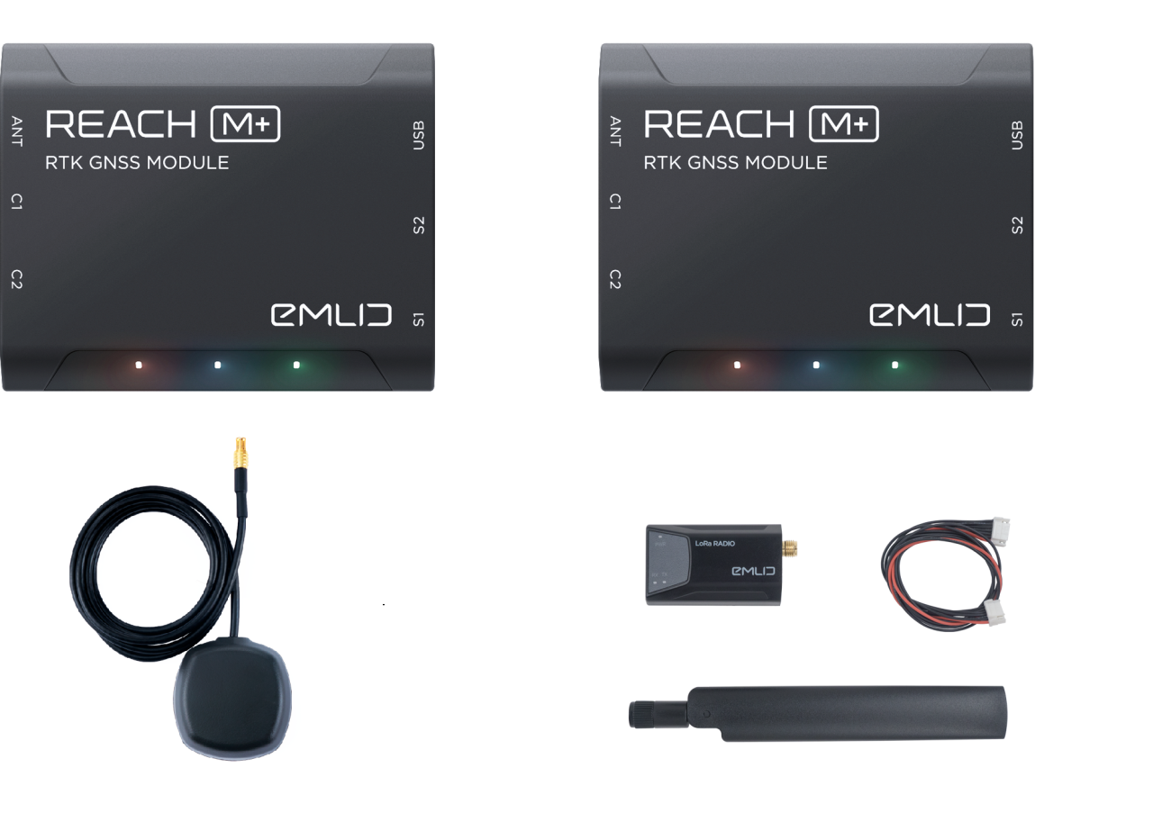 Emlid Reach M+ Lora Radio RTK Seti