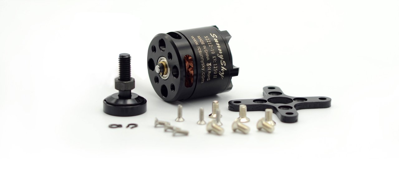 SunnySky X2212-10 980KV CW/CCW Aksesuarlı Drone Motoru- Dronmarket