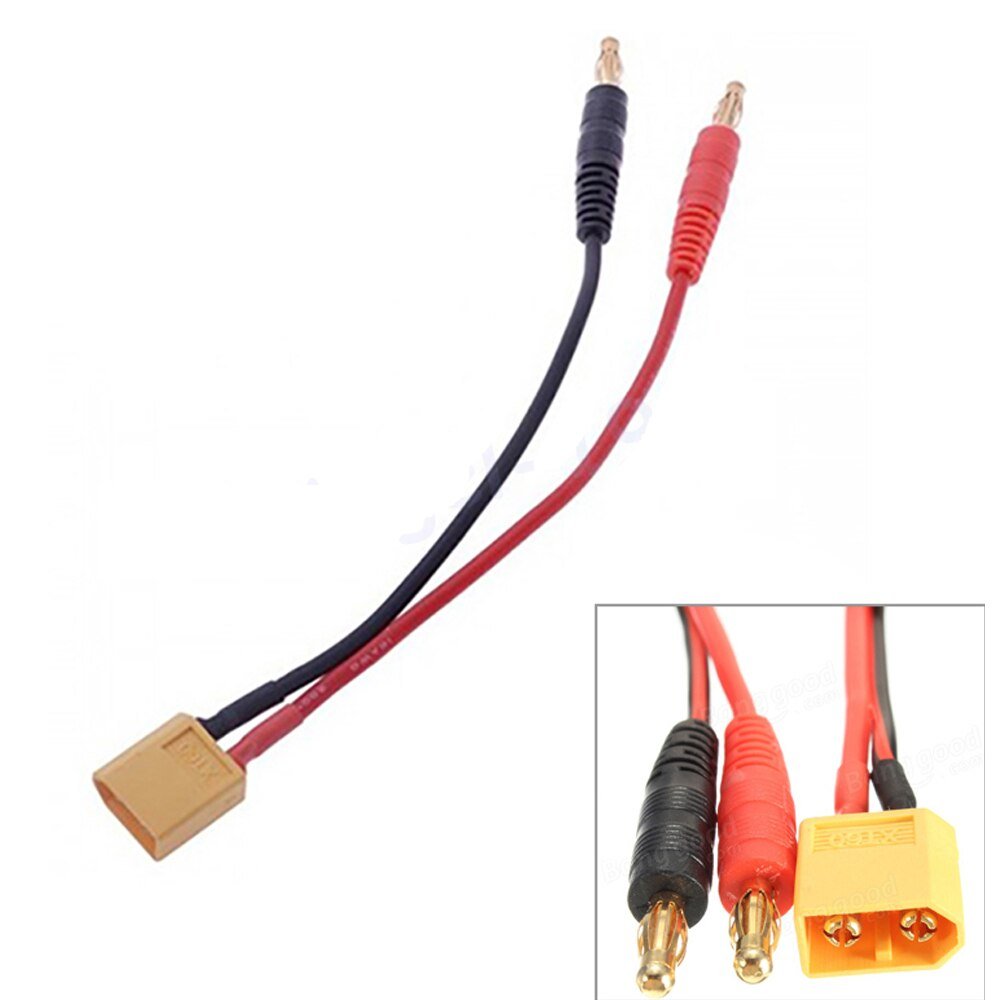 Erkek XT60 - 4.0mm Banana Plug ,15cm 12AWG Telli