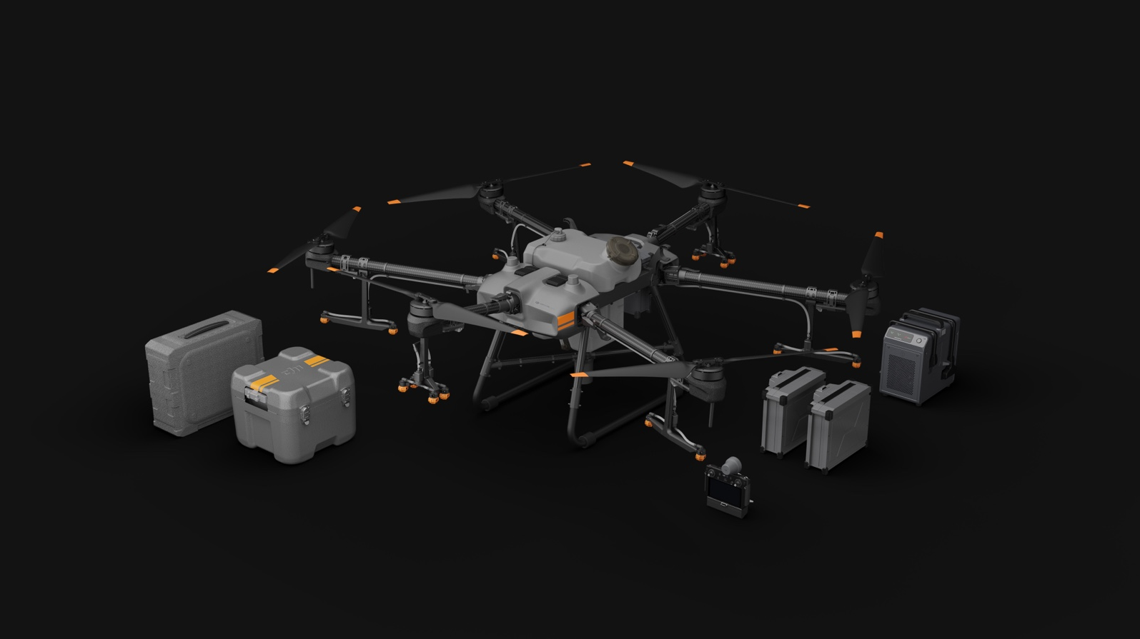 DJI Agras T30 Zirai İlaçlama Dronu ( 3 Batarya ve 1 Şarj İstasyonu Dahil)