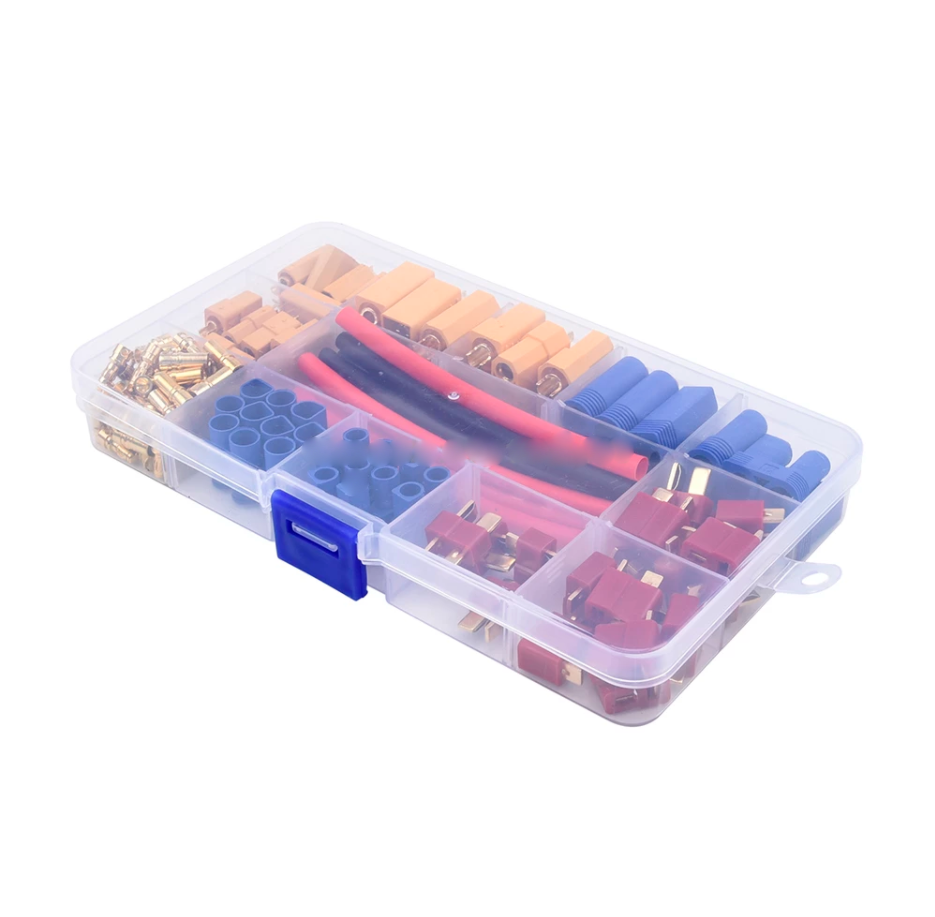 T Plug / EC3 / EC5 / XT60 / XT90 Erkek-Dişi Isıyla Daralan Makaron Seti