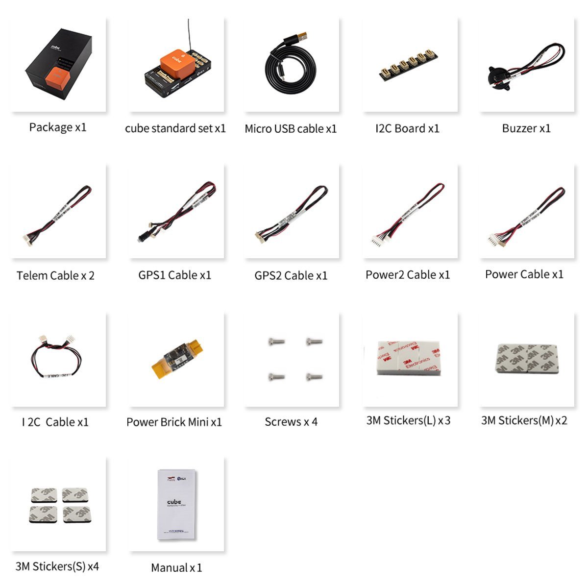 Pixhawk Cube Orange  Seti + HERE 3 CAN GPS / GNSS WITH MP8